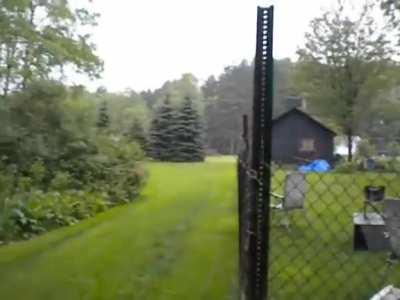 Real Ghost captured outside Bradford PA in the forest (Lewis Run, our backyard)