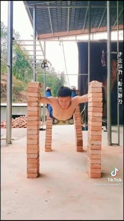 Insane display of strength and balance