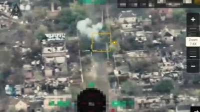 Ukrainian kamikaze drones destroying Russian BMPs in New York and Nelipivka. November 2024