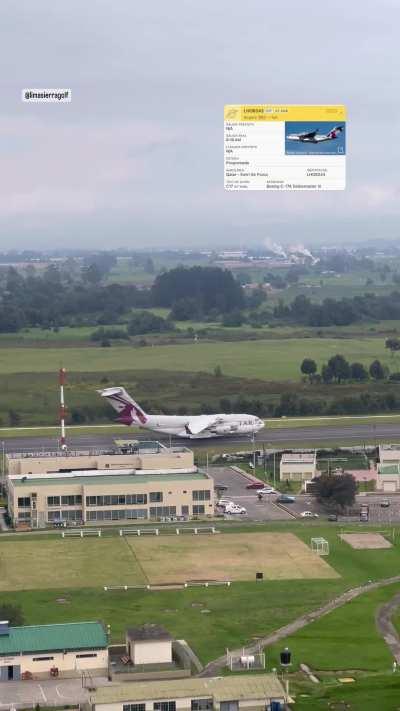 Didn't know Qatar Airways had a globemaster.