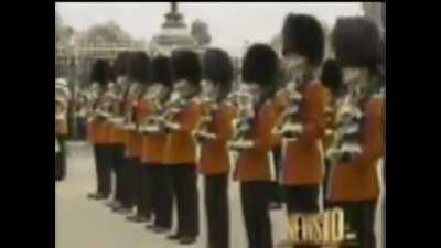 Queen Elizabeth breaks a 300+ year old tradition by having Star Spangled Banners played after 9/11. A foreign national anthem had never been played before outside of a state visit.