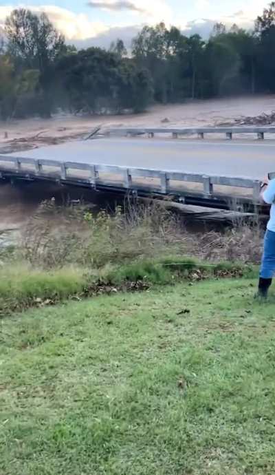 Entire Bridge Collapsed By Hurricane 2024