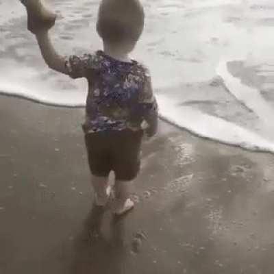 Kid on the beach