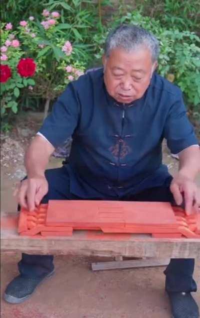 This guy making a foldable stool from a single piece of wood