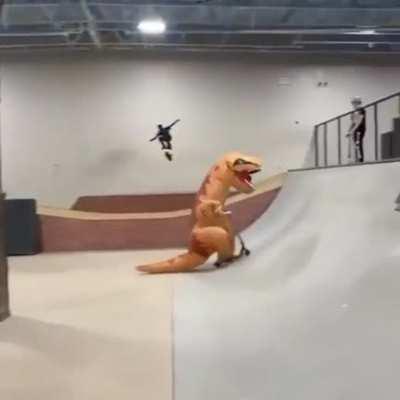 Smooth flip by T-Rex.