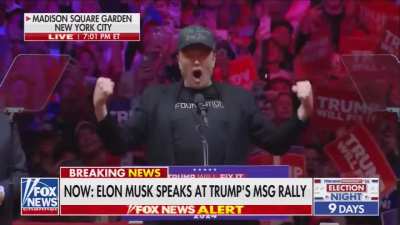 DorkMAGA at Trump's MSG rally