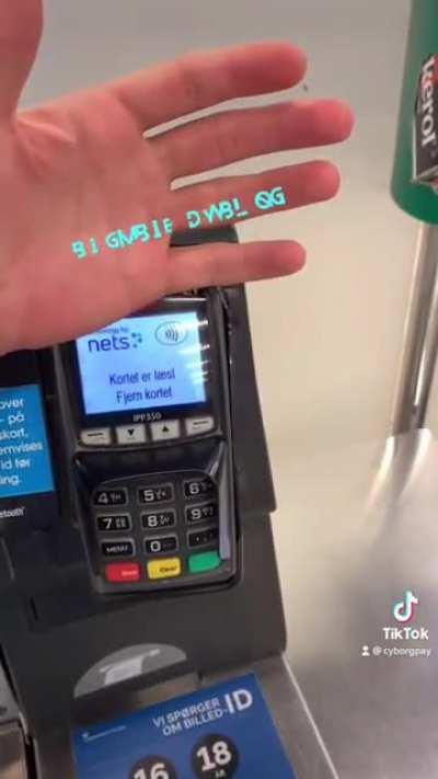 The future is here. My shopping experience with contactless payment implant