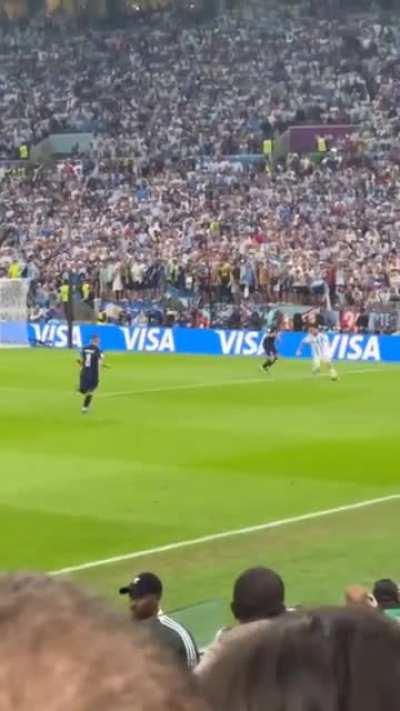 Another angle of the Messi Dribble + assist for the 3rd goal vs Croatia