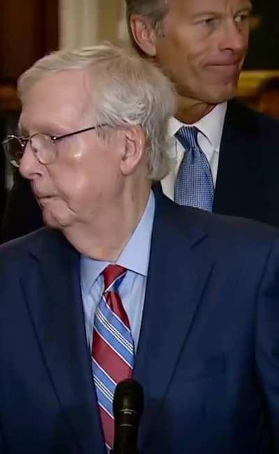 Mitch McConnell holds a press conference