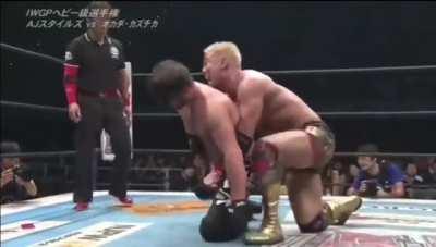 The Styles/Okada finishing sequence from Dominion 2015