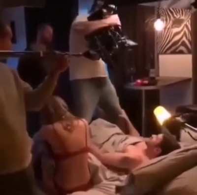 This is how a movie sex scene was filmed