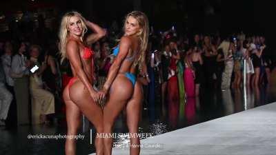 Haley Cavinder &amp;amp; Hanna Cavinder SI Swimwear Miami 2024