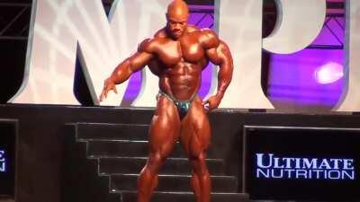 Phil Heath at the 2011 Mr.Olympia, probably his best physique ever. Thoughts?