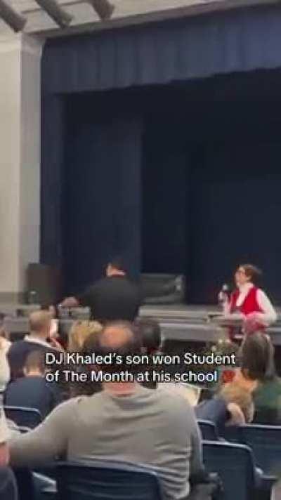 DJ Khaled at sons graduation