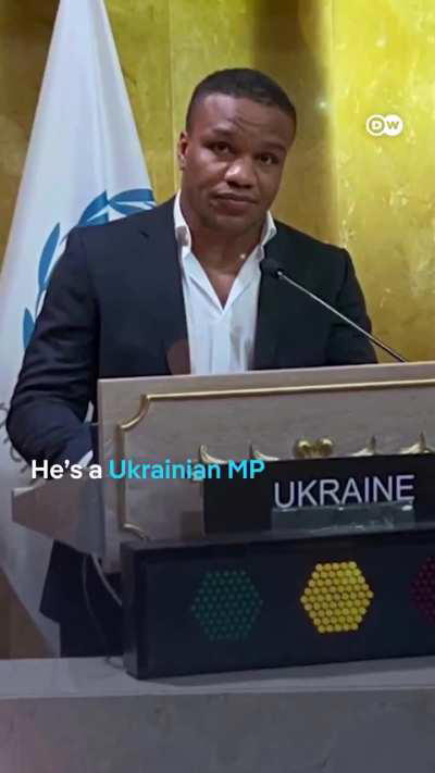 Afro-Ukrainian Zhan Beleniuk is an Olympic champion wrestler, but he's also a lawmaker in Ukraine’s parliament. 