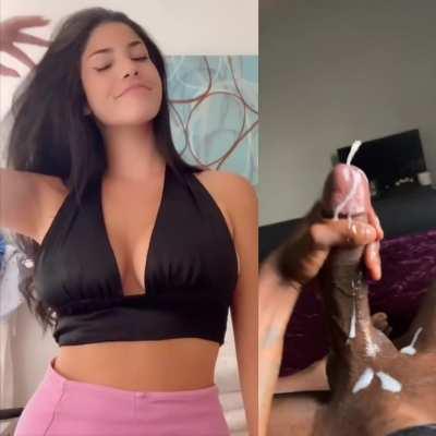 TikTok brunette babecock