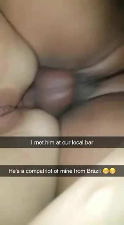 Your Brazilian wife met a compatriot at a bar so she brought him home