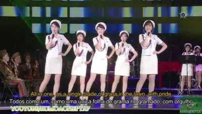 May i interest you with North Korean pop band?