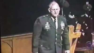 Retired US Lt. Gen. William “Jerry” Boykin, and former commander of the U.S. Army’s elite and secretive Delta Force presents evidence of UFOs and Djinn over the skies of Somalia “whether you understand it or not,,,thats a demonic spirit ...over the city o