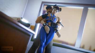 Chun-Li x Ryu (Wanksy)