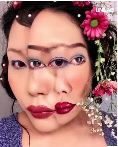 Mimi Choi, a make-up artist is known for her trippy illusionary makeup. She suffers from sleep paralysis; during these episodes, she has vivid visions that have frequently inspired her works of art.