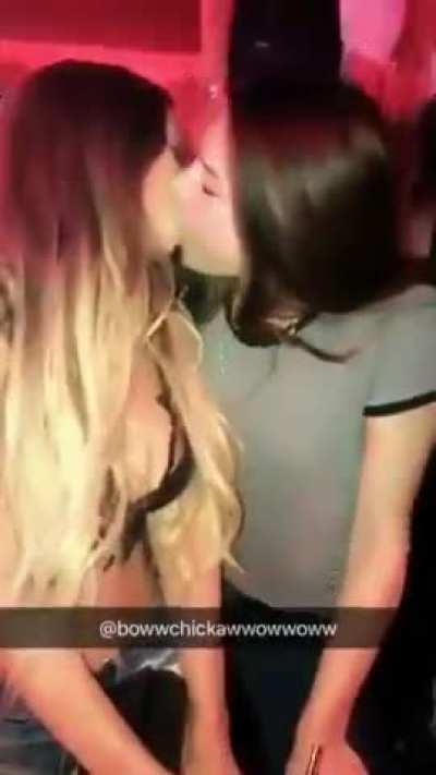 Boob Boner From Kissing Another Girl In Public