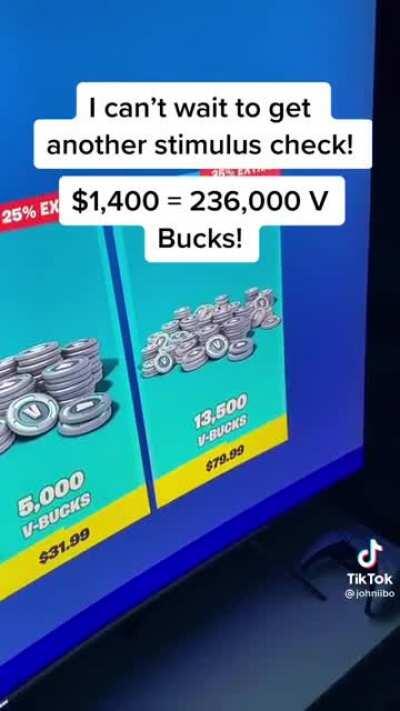 consoomer spends stimmy on v-bucks