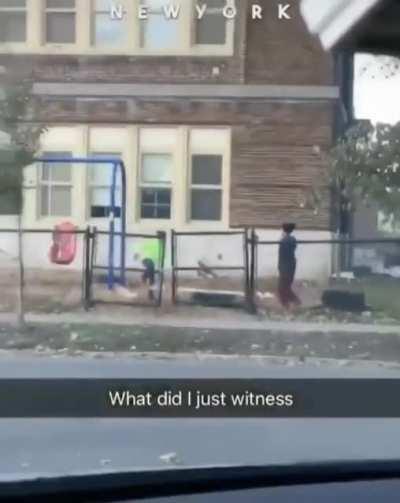 Backflips at a playground