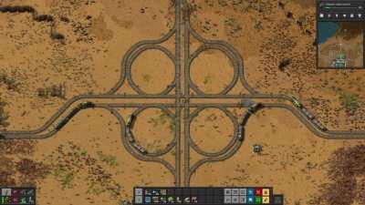 All the disadvantages of a cloverleaf intersection without any of the benefits!