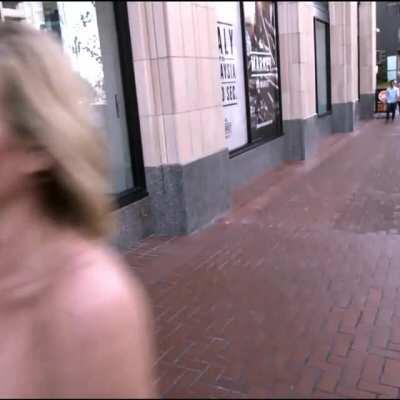 Chelsea Handler (40) roaming topless on the streets in 'Chelsea Does Silicon Valley' (2016)