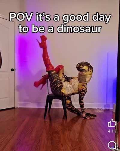 A good day to be a dinosaur 