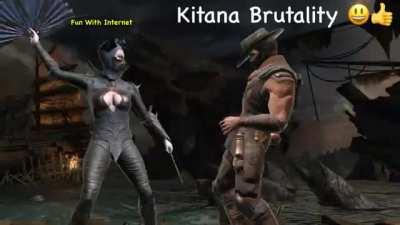 Mk Mobile Klassic RAIN and Kitana Brutality Gameplay