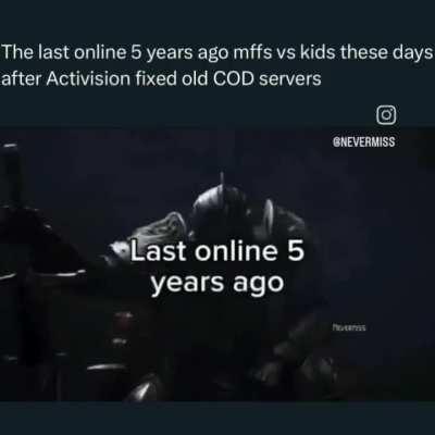 14 year old cod players vs 34 year old cod players 