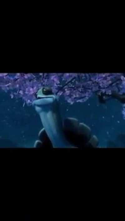 Oogway found out shifu was seeing someone else.