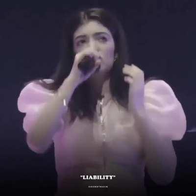 Lorde performance liability it’s one of the greatest gifts of our lives