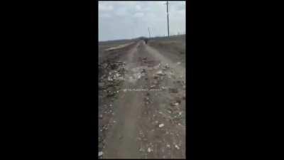 [Skip to 3:25] Russian survivors of failed infantry assault by RU 15th Separate Guards Brigade filmed themselves returning along the &quot;Road of Death&quot; - Near Berdychi, Donetsk Region. Early March, 2024. (Original videos included for context)