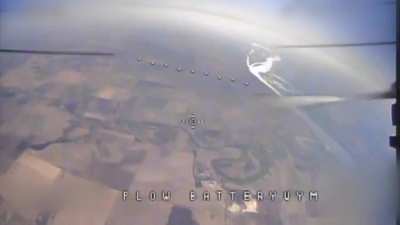 Another russian reconnaissance drone succesufly hit by an FPV drone.