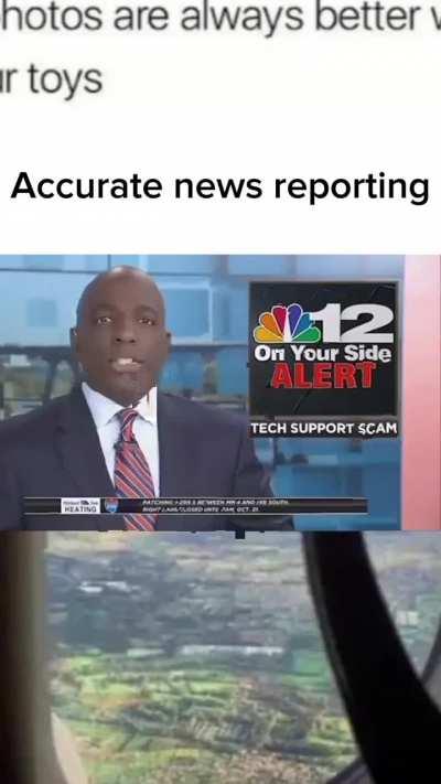 To record the news accurately