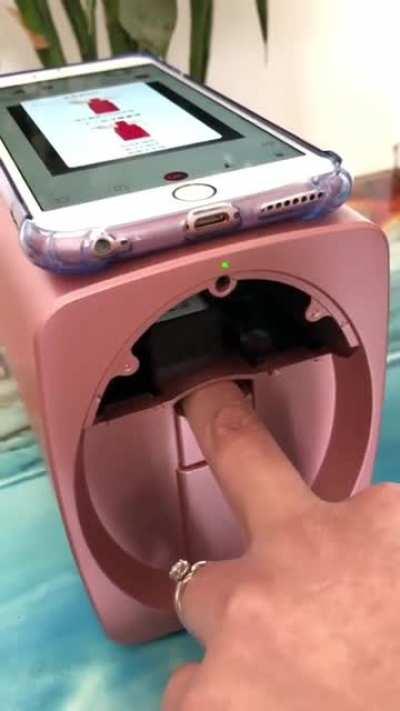 Finger nail printer