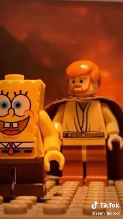 I have the high ground, Spongebob!