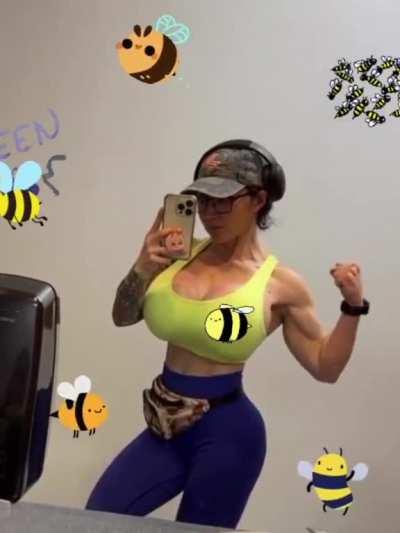 Her workout gif