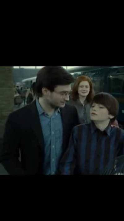 When Harry's son transforms back into Harry Potter. Is this a time-loop?