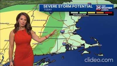 Shiri Spear Boston Fox 25 IG Live and forecast 7/16/2024