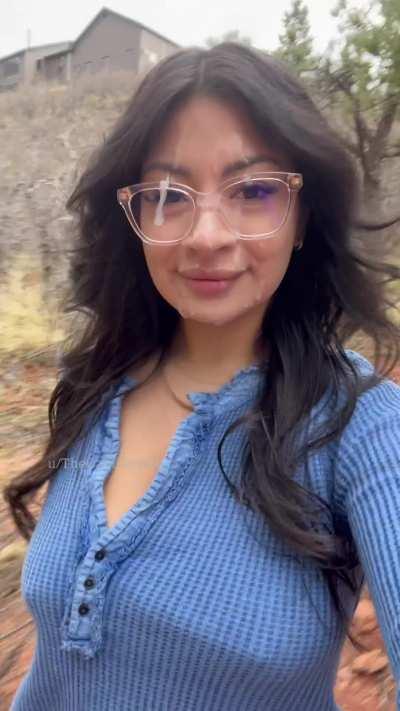 Those glasses are like cum protectors for the eyes