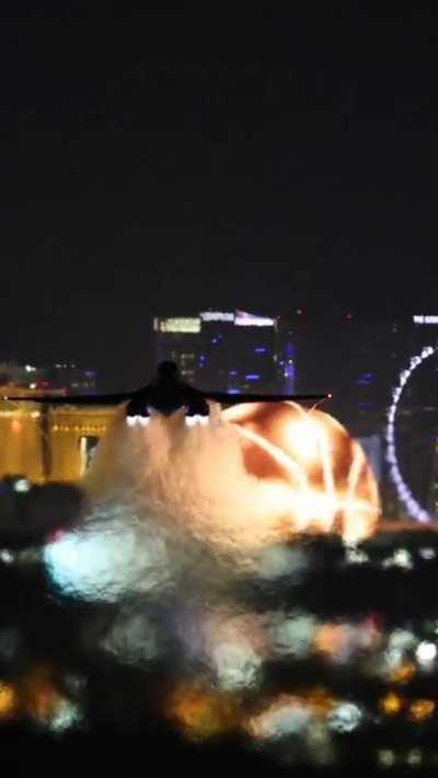 Absolutely stunning B-1 departing from McCarran International, Las Vegas