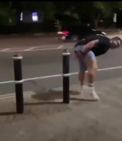 WCGW hopping over some poles