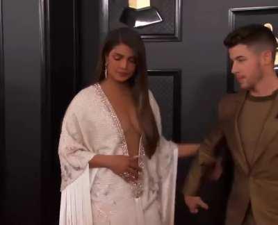 Priyanka at the 2020 Grammy Awards