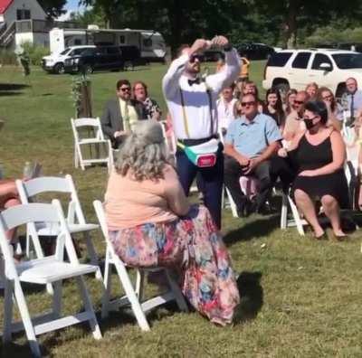 The perfect flower girl doesn’t exi...wait...he does!