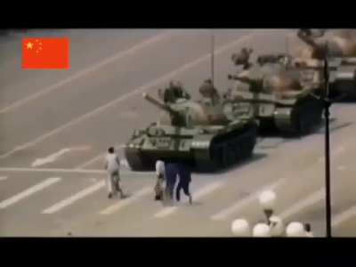 China’s “tank man” compared to the USA