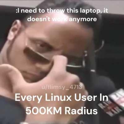 Problem isn't the laptop, it's the fuckin' proprietary shit you use.